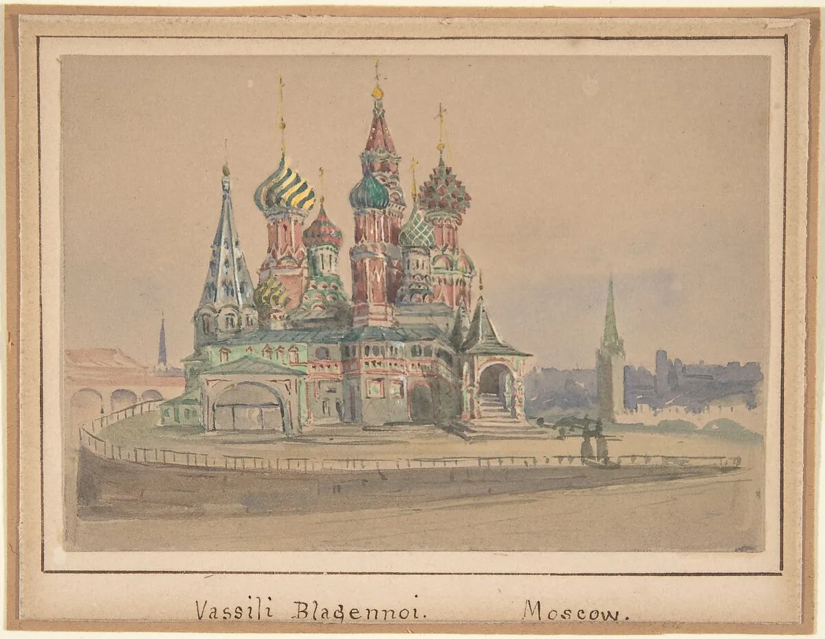 Vassili Blagennoi, Moscow — Anonymous, Russian, 19th century