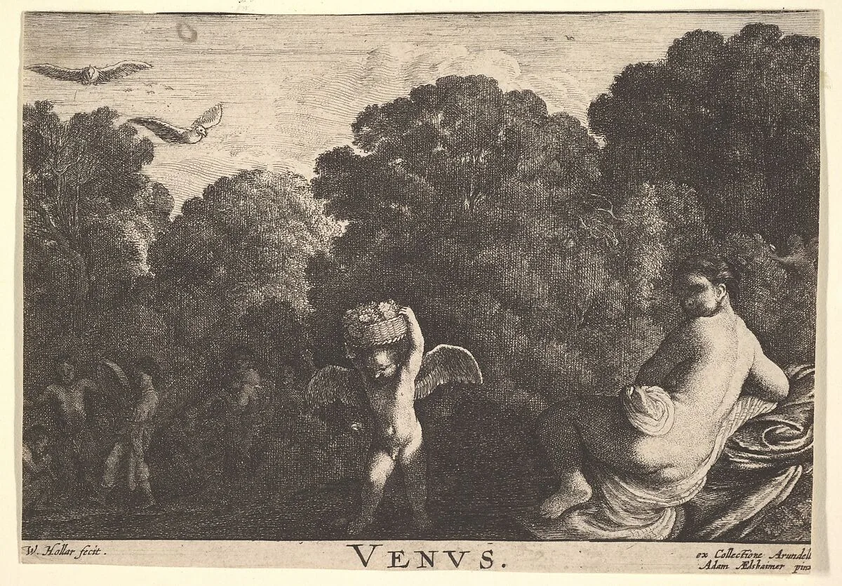 Realm of Venus — Adam Elsheimer|Wenceslaus Hollar