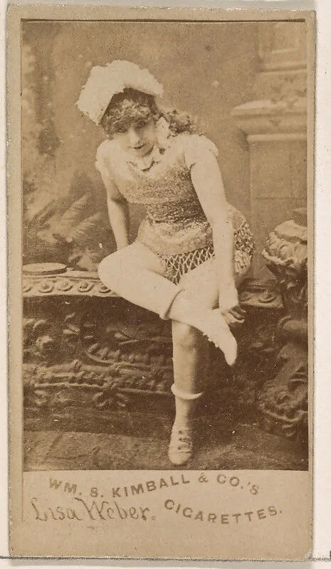 Lisa Weber, from the Actresses series (N203) issued by Wm. S. Kimball & Co. — William S. Kimball & Company