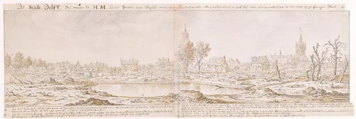 View of Delft after the Explosion of the Gunpowder Arsenal on October 12, 1654