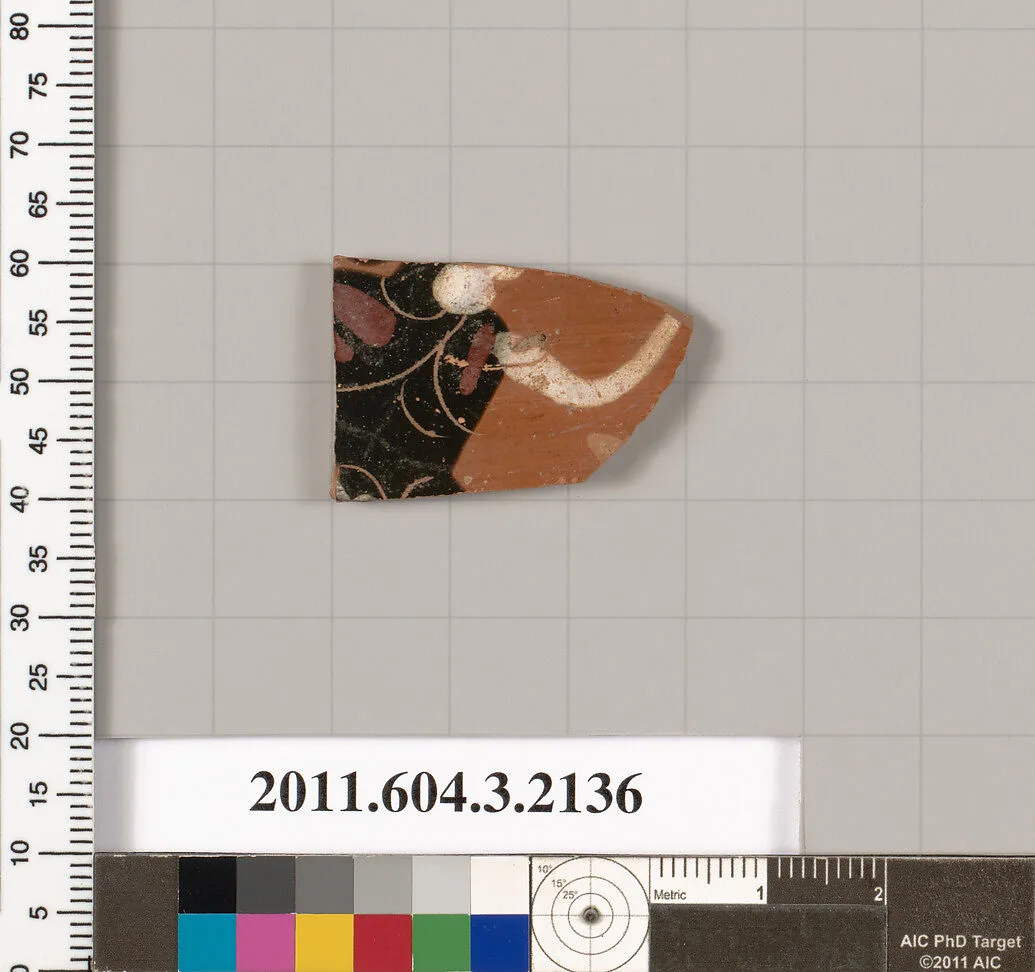 Terracotta fragment of a kylix (drinking cup) — Unknown