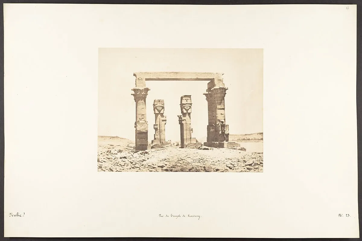 Vue du Temple de Kardassy — Maxime Du Camp
