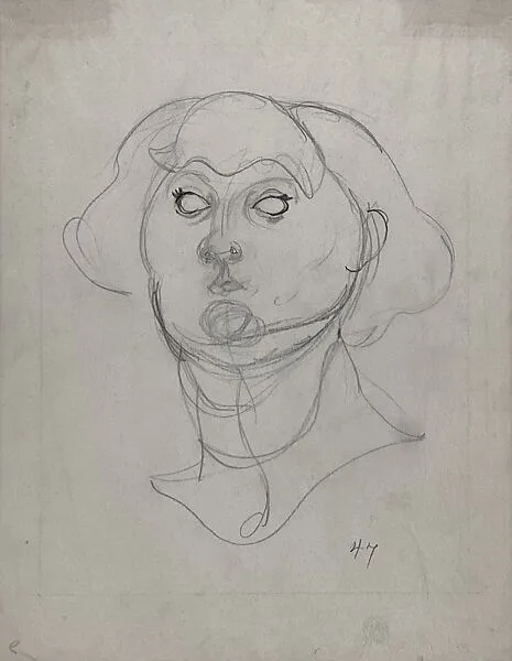 Untitled (woman's head) — Peter Agostini