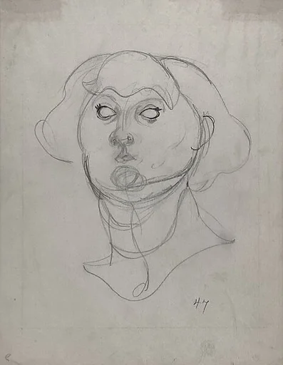 Untitled (woman's head)