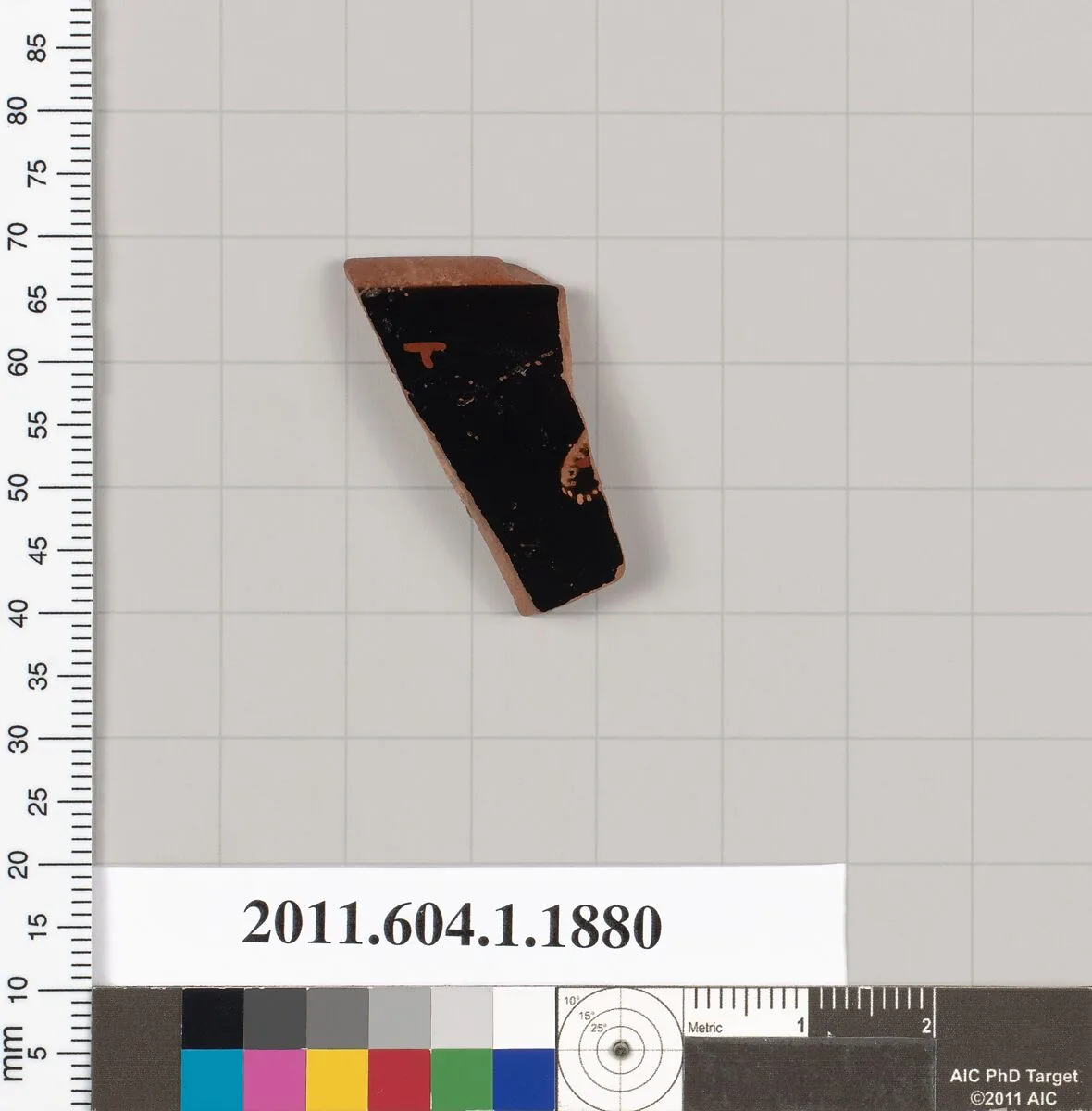 Terracotta rim fragment of a kylix (drinking cup) — Unknown
