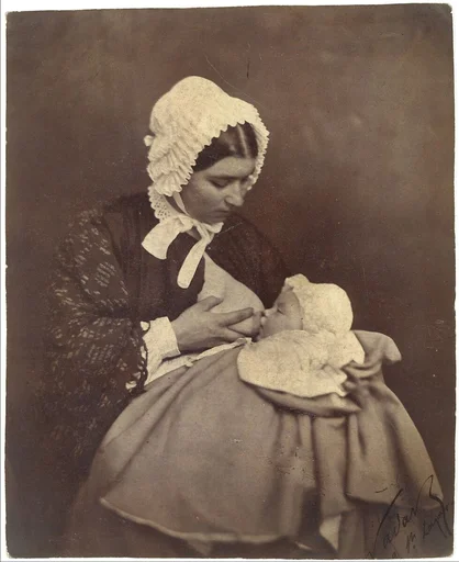 [Paul Nadar at the Breast of His Wet Nurse]