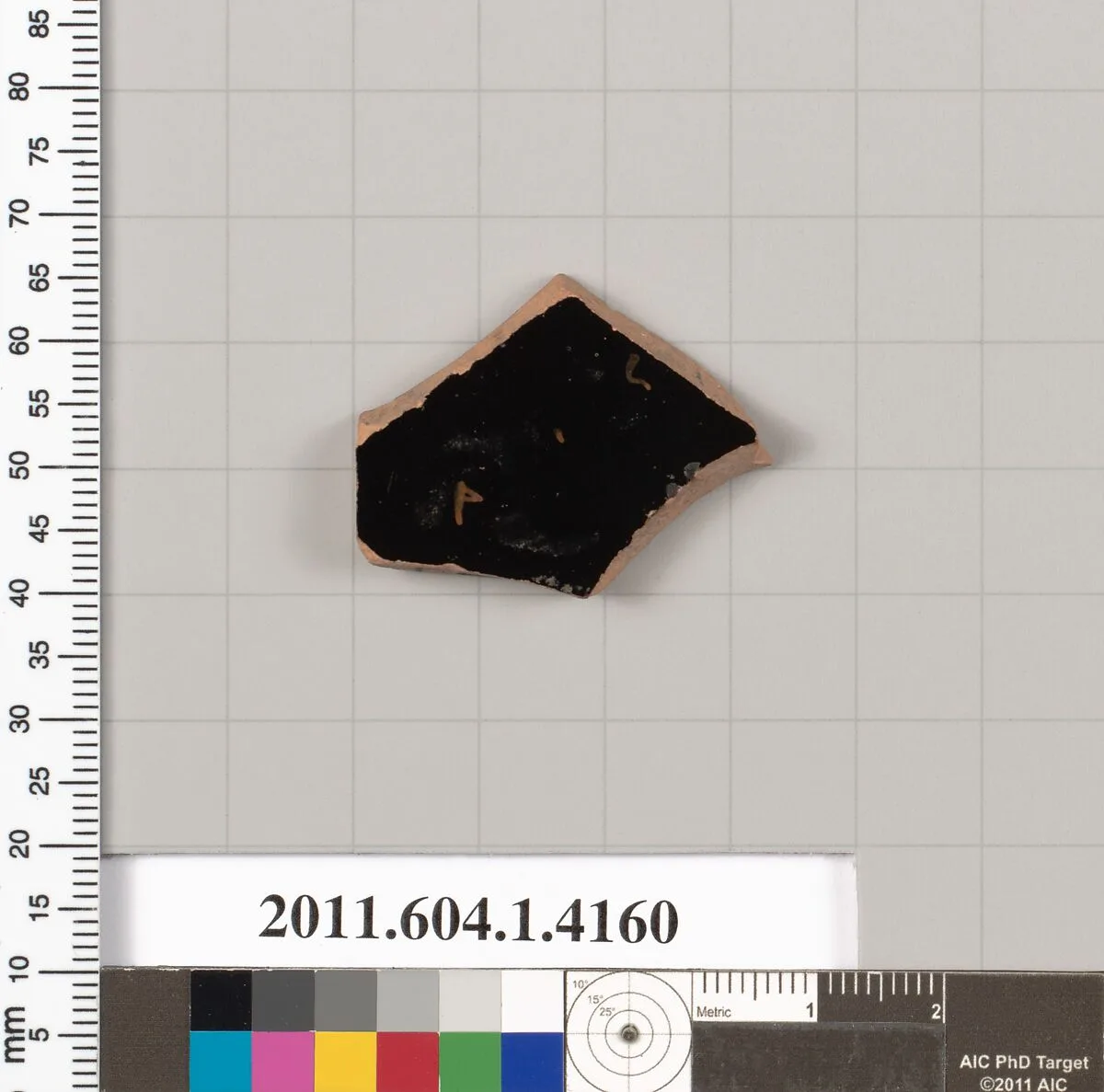 Terracotta fragment of a kylix (drinking cup) — Unknown