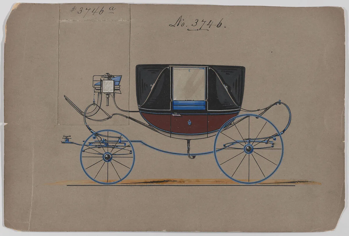 Design for Landau, No. 3746 — Brewster & Co.