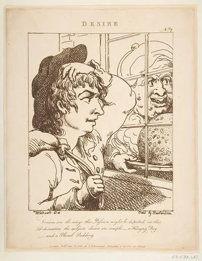 Desire (Le Brun Travested, or Caricatures of the Passions)