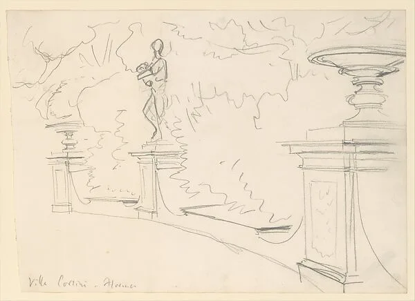 Garden at Villa Corsini, Florence — John Singer Sargent