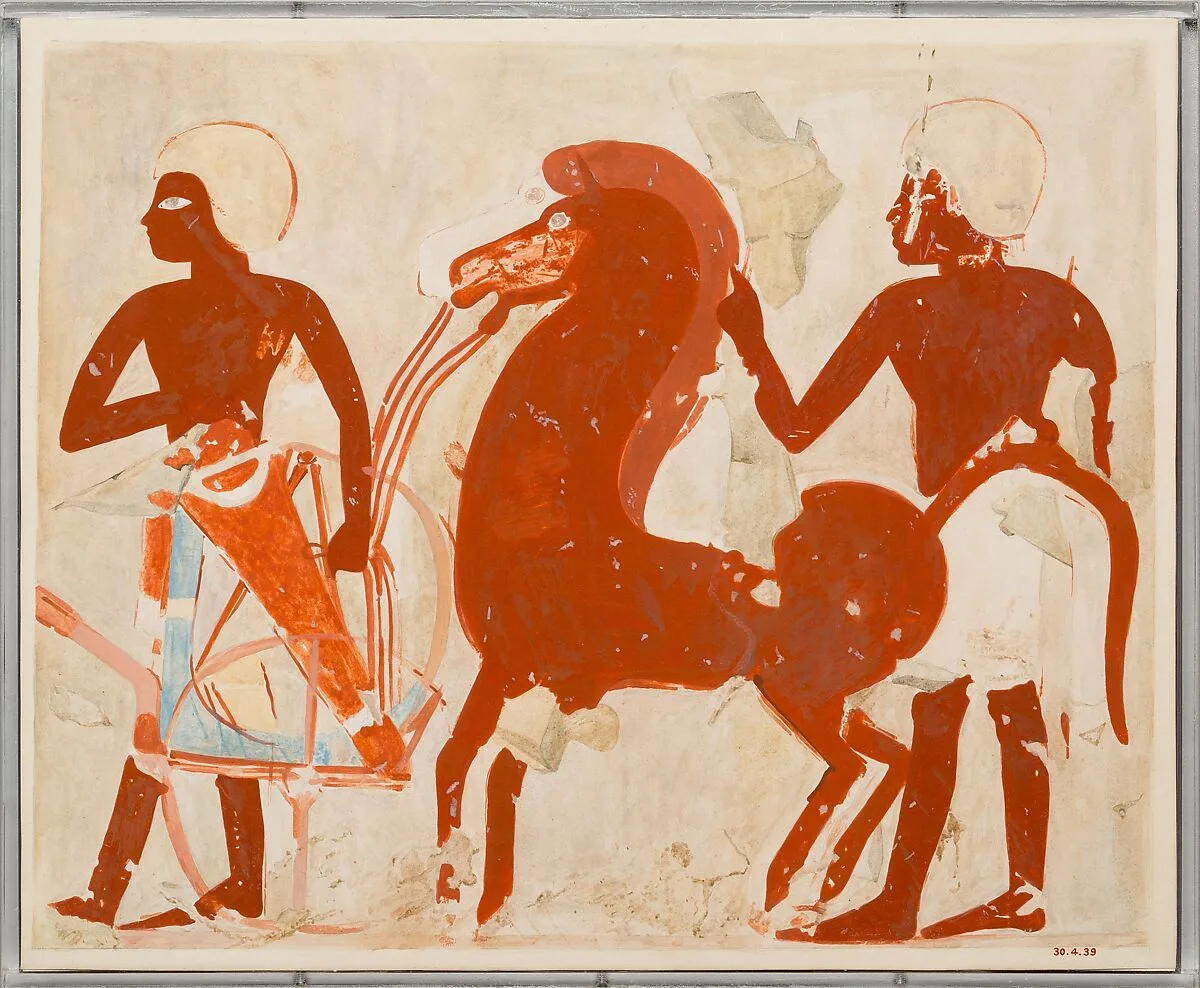Offerings of a Chariot and Horse, Tomb of Userhat — Charles K. Wilkinson