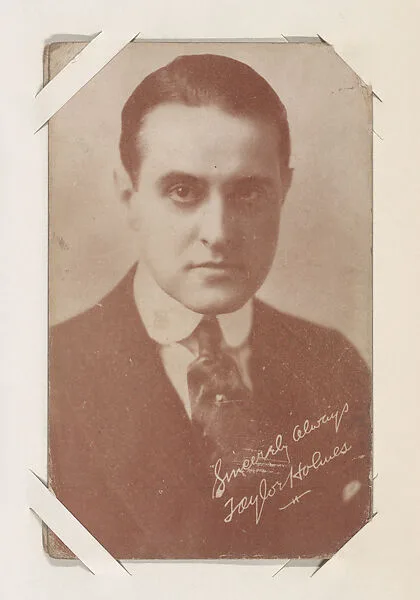 Taylor Holmes from Movie Stars Exhibit Cards series (W401) — Unknown