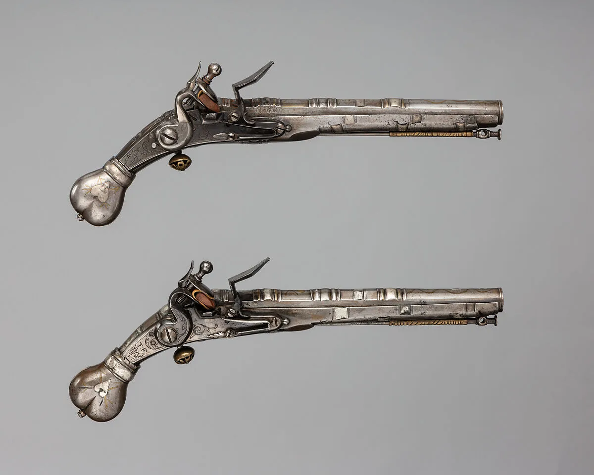 Pair of Flintlock Pistols — Unknown