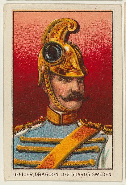 Officer, Dragoon Life Guards, Sweden, from the Military series (T79) issued by the American Tobacco Company — American Tobacco Company