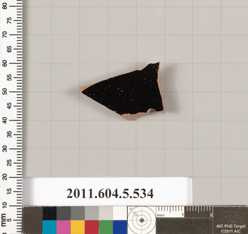 Terracotta fragment of a kylix (drinking cup)