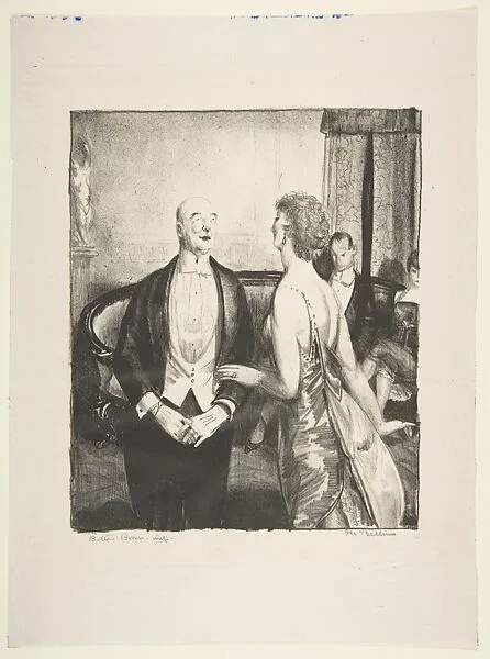The Parlor Critic — George Bellows|Bolton Brown|George Bellows