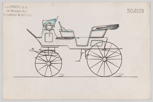 Design for 6 seat Phaeton, no. 3258