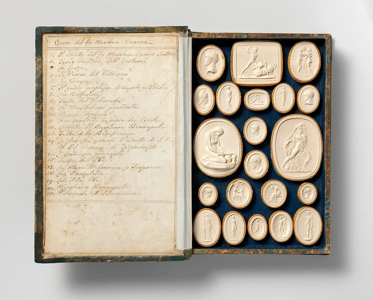 Impressions of intaglios after the statuary of Canova and Thorvaldsen — Francesco Carnesecchi|Antonio Canova|Bertel Thorvaldsen