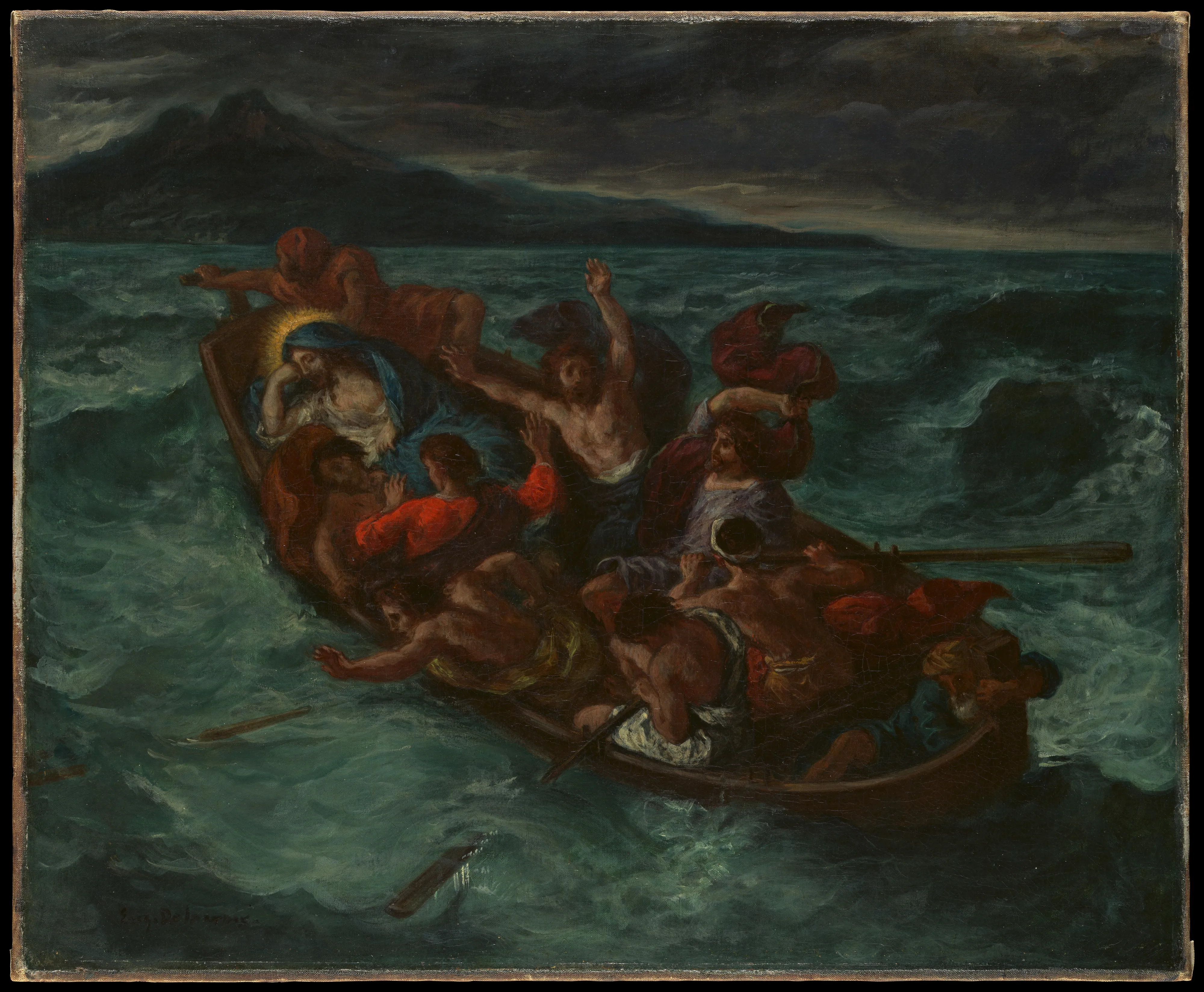 Christ Asleep during the Tempest — Eugène Delacroix