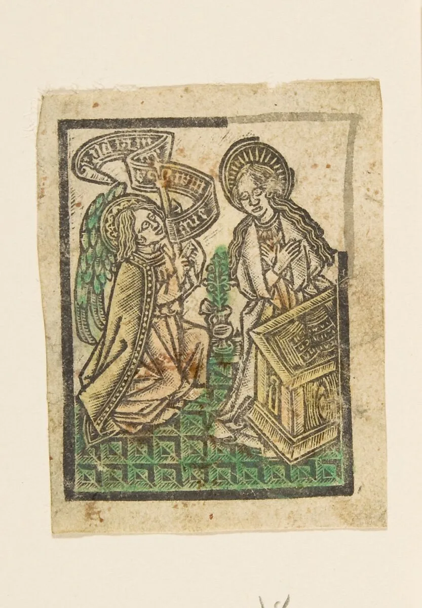 The Annunciation — Anonymous, German, Cologne, 15th century