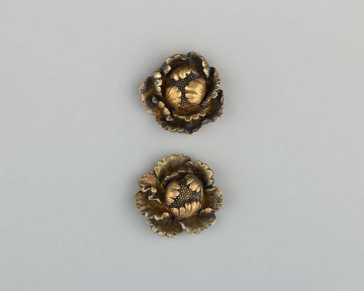 Pair of Sword-Grip Ornaments (Menuki) — Unknown