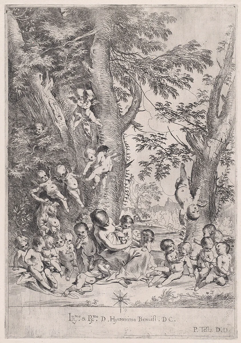 The Garden of Charity — Pietro Testa