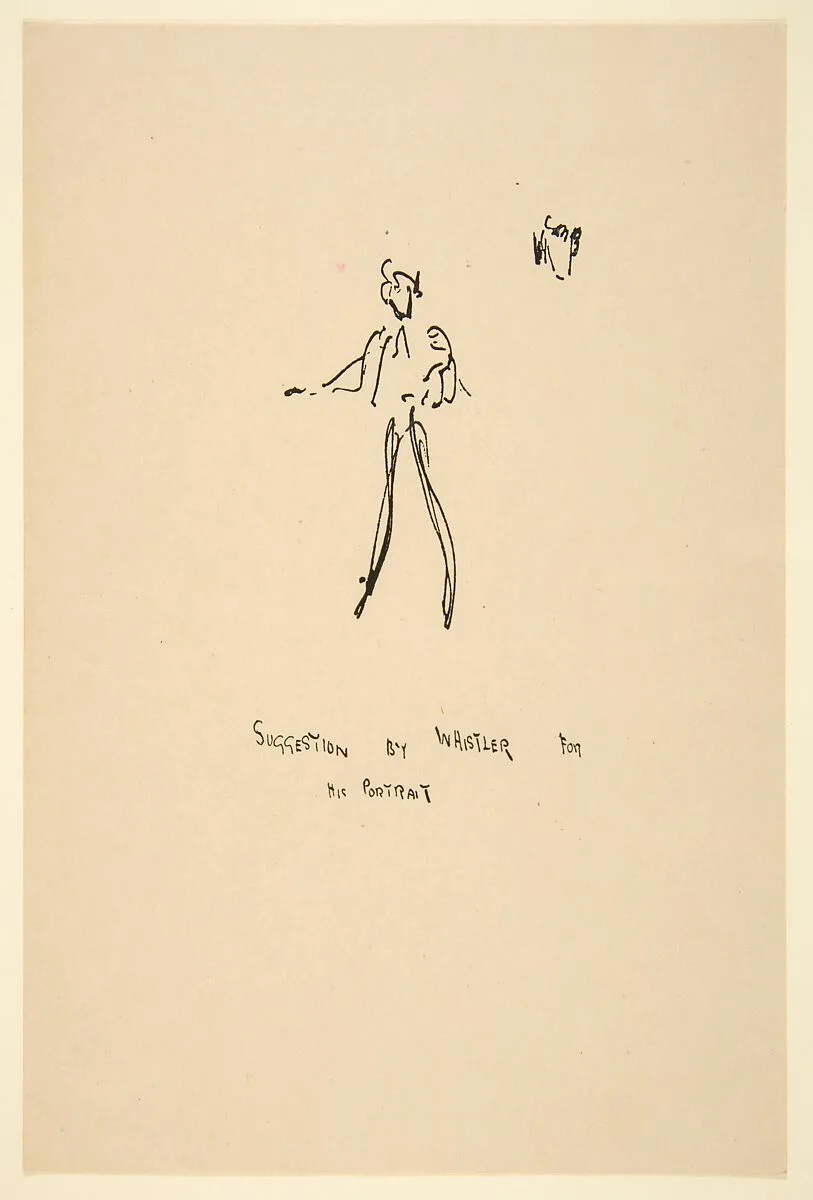 Suggestion by Whistler for his Portrait — James McNeill Whistler