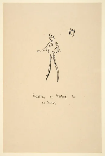 Suggestion by Whistler for his Portrait