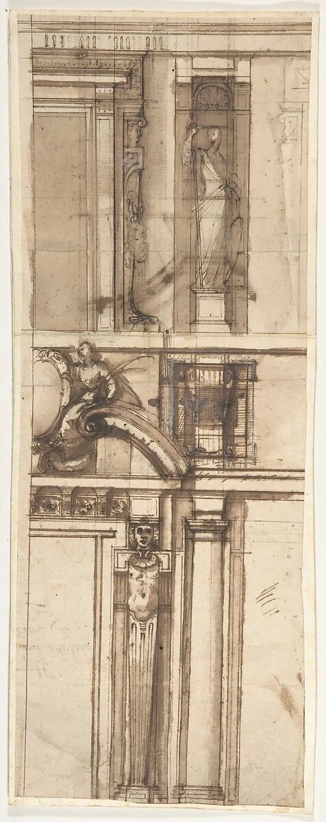 Design in Elevation for the Façade of a Building — Cigoli (Ludovico Cardi)