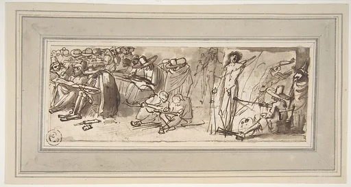 Artists Drawing and Painting in a Studio
