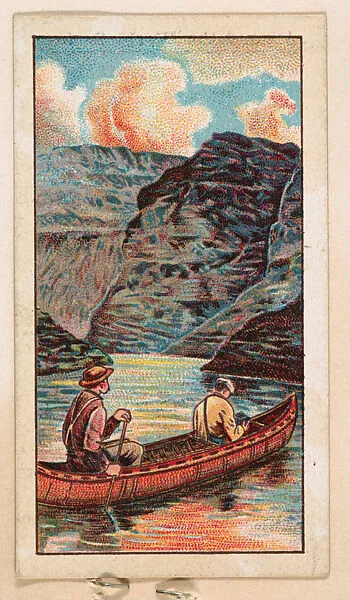 The Great Cañon of the Colorado River, bakery card from the Around the World Series (D92), issued by White Star Bakery — White Star Bakery