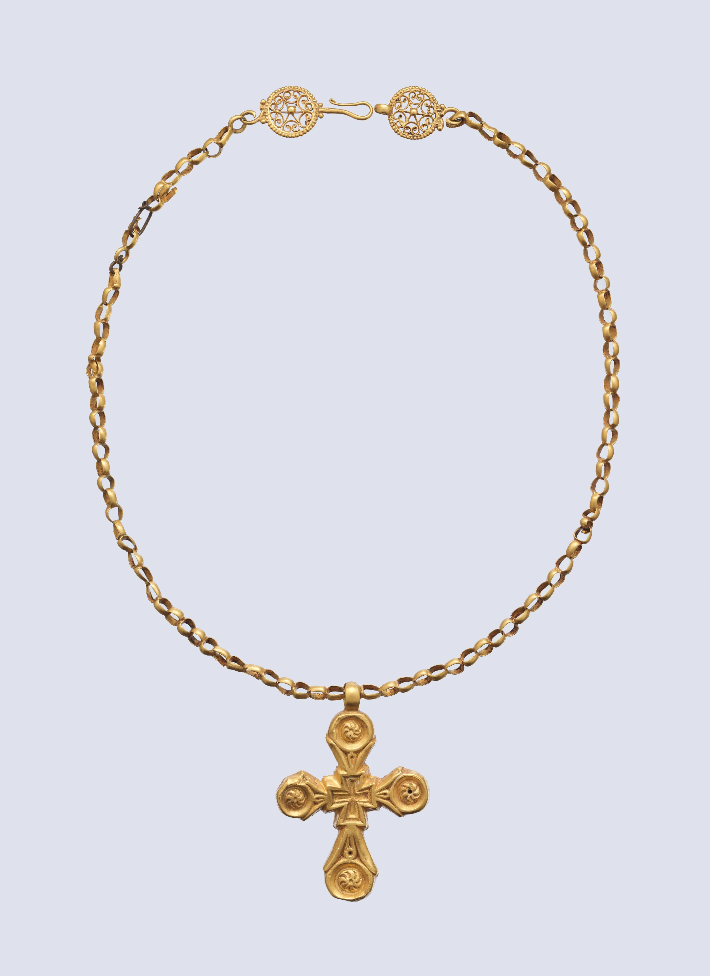 Necklace with Pendant Cross — Unknown