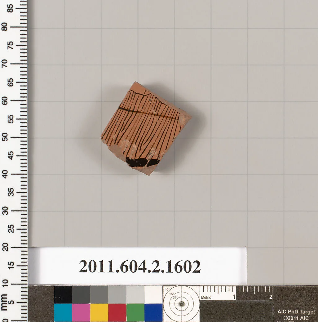Terracotta fragment of a skyphos (deep drinking cup) — Unknown