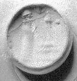 Stamp seal (conoid) with cultic scene — Unknown