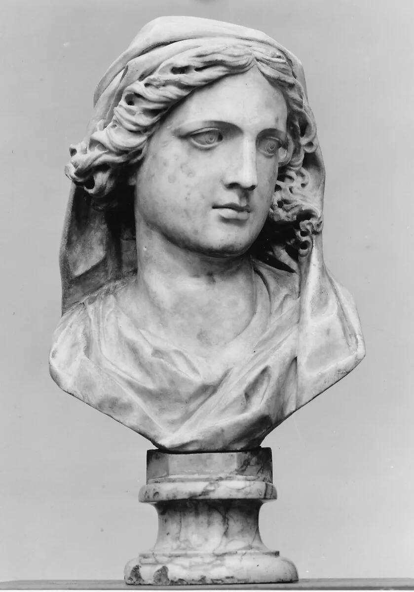 Head of the Virgin Annunciate — Unknown