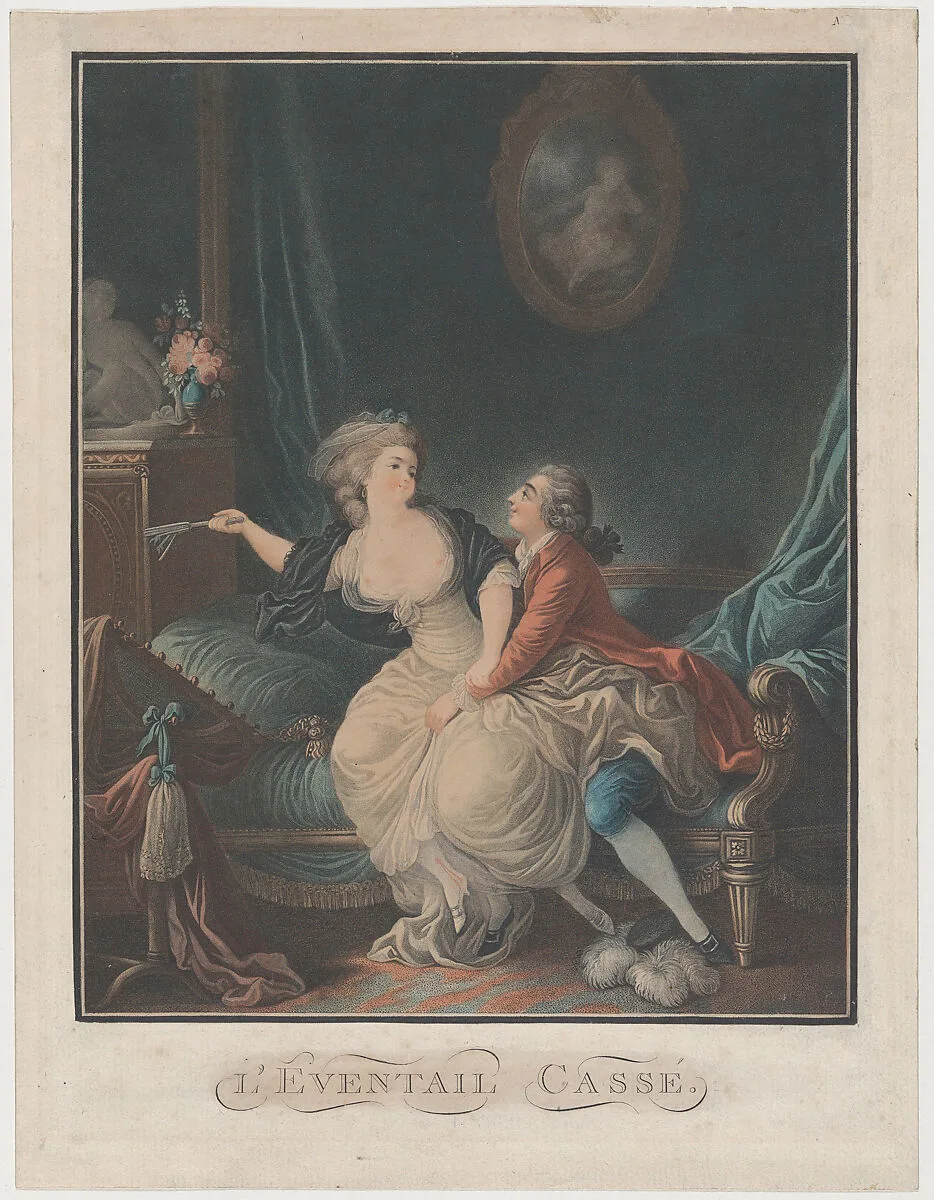 The Broken Fan — Jean-Baptiste Huet I|Louis Marin Bonnet