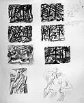 Sheet of Studies — Abraham Rattner