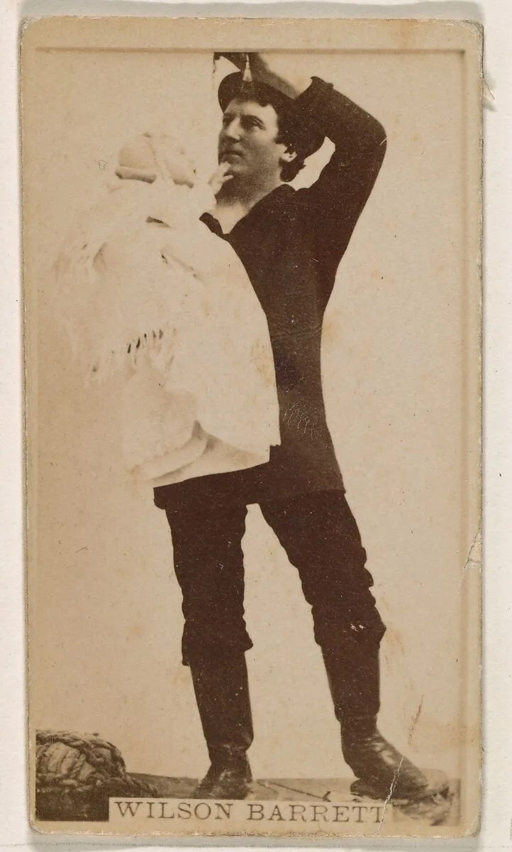 Wilson Barrett, from the Actresses series (N245) issued by Kinney Brothers to promote Sweet Caporal Cigarettes — Kinney Brothers Tobacco Company