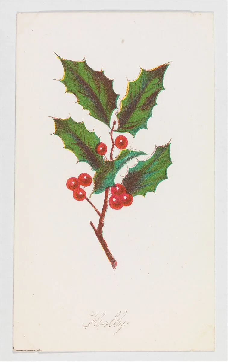 Holly from Autumn Leaves Part 2 — Louis Prang & Co.