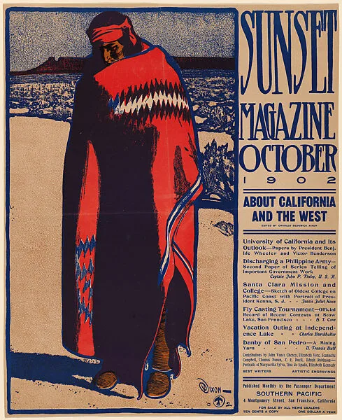 Sunset Magazine: October — Lafayette Maynard Dixon