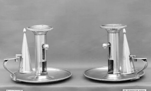 Pair of chamber candlesticks