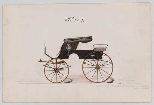 Design for Stanhope Phaeton, no. 3317