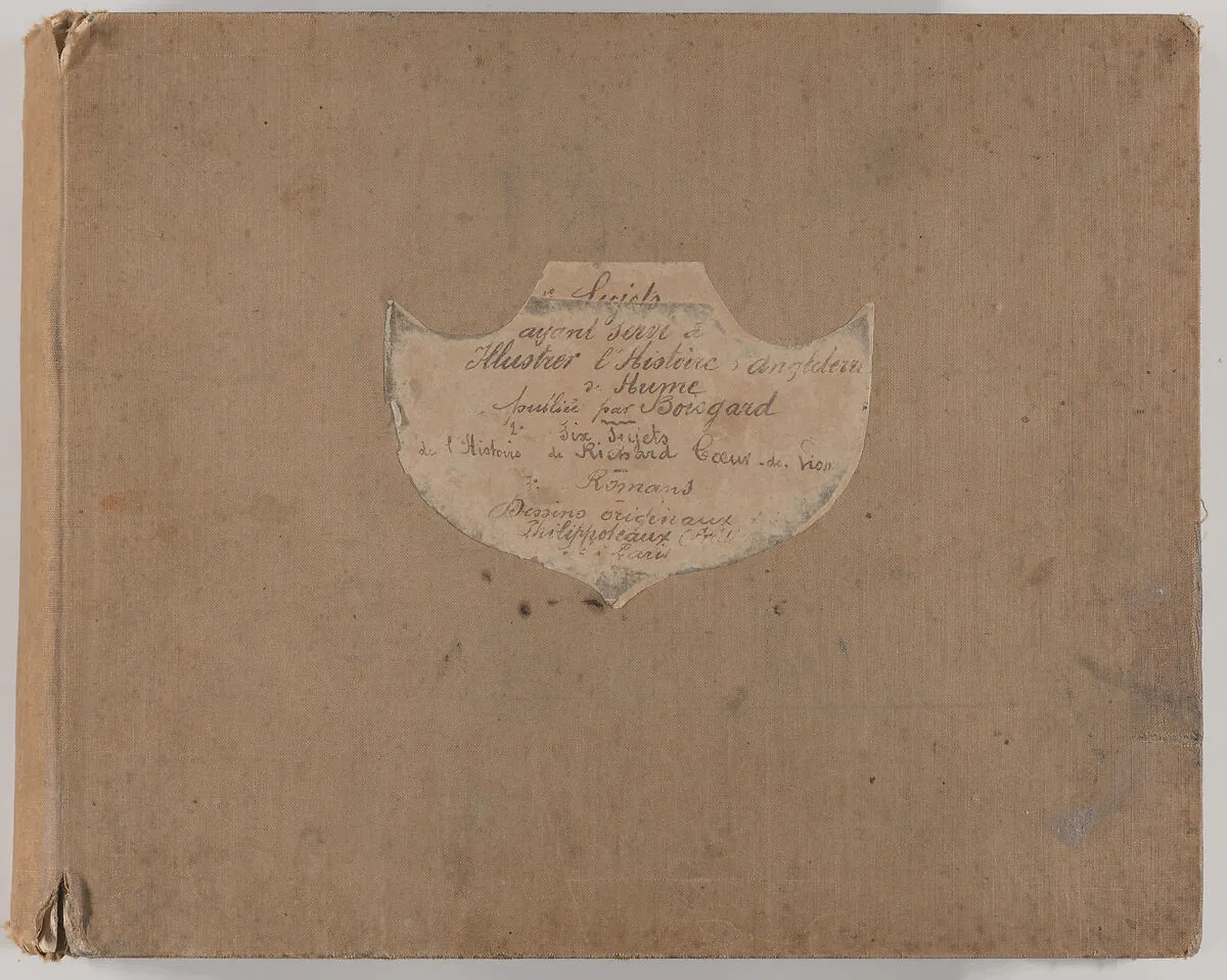 Album of 107 preparatory drawings to illustrate David Hume's "History of England" — David Hume|Henri-Félix-Emmanuel Philippoteaux