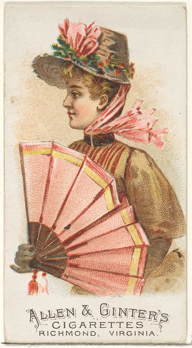 Plate 19, from the Fans of the Period series (N7) for Allen & Ginter Cigarettes Brands — Allen & Ginter|Schumacher & Ettlinger