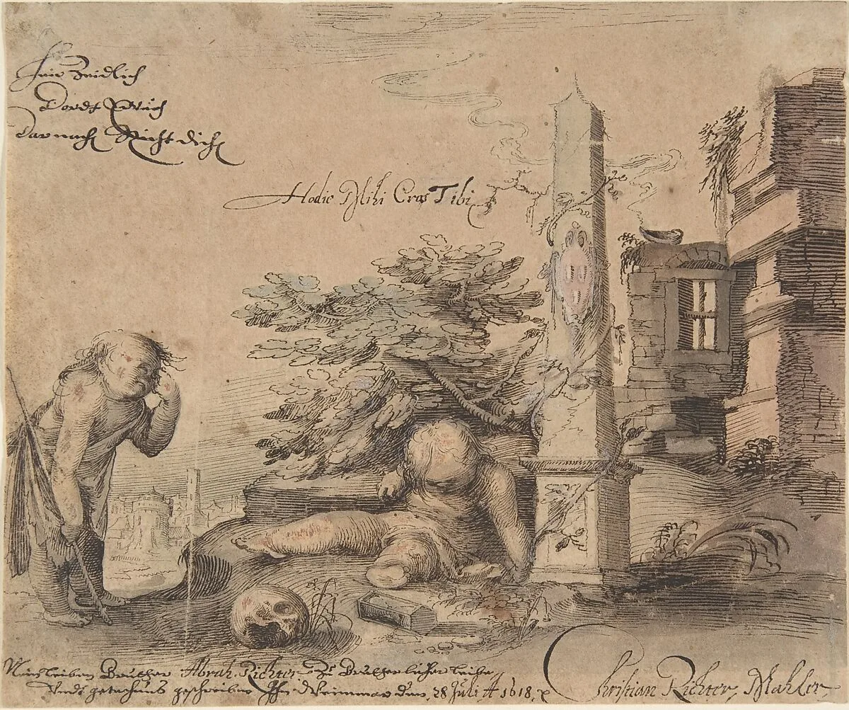 Allegory of the Transience of Life — Christian Richter