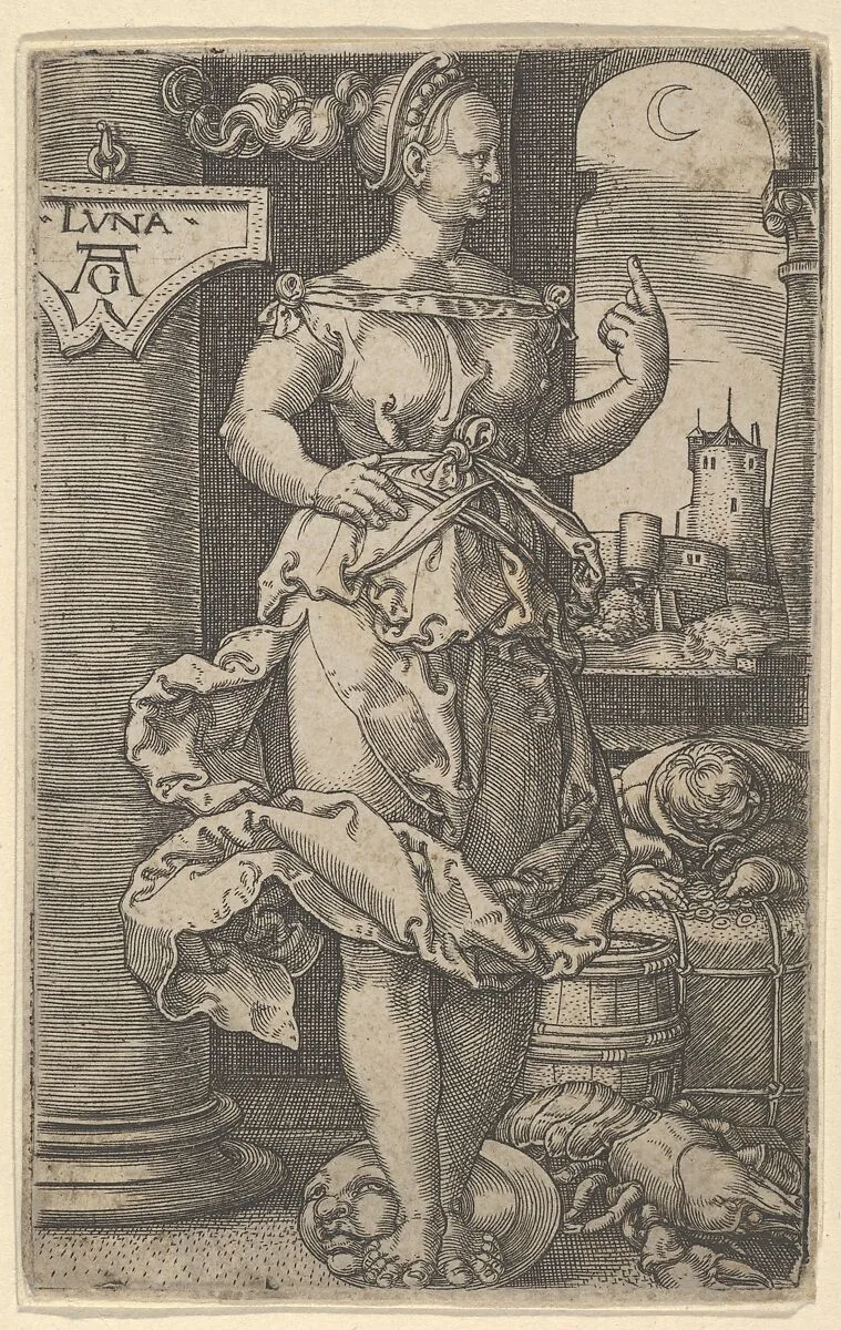 Luna — Heinrich Aldegrever