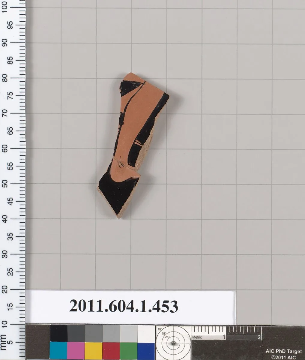Terracotta fragment of a kylix (drinking cup) — Unknown