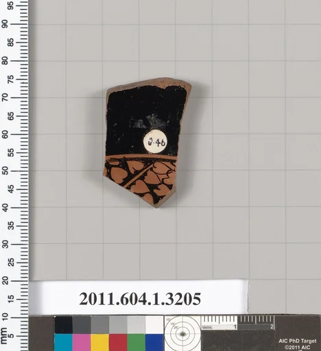 Terracotta fragment of a kylix (drinking cup)