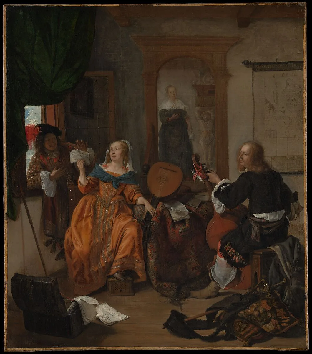 A Musical Party — Gabriël Metsu