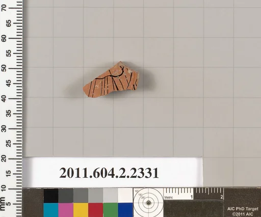 Terracotta fragment of a skyphos (deep drinking cup)